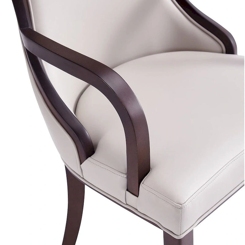 Fauteuil de salle à manger Comfort Grand en similicuir