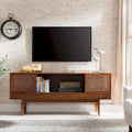 Meuble TV console média moderne du milieu du siècle