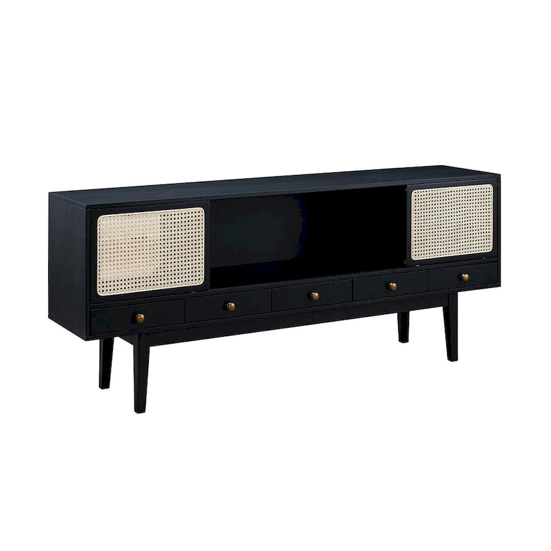 Meuble TV console média moderne du milieu du siècle
