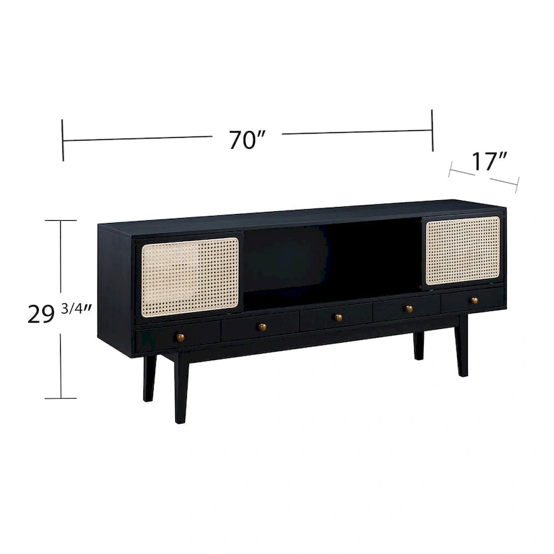 Meuble TV console média moderne du milieu du siècle