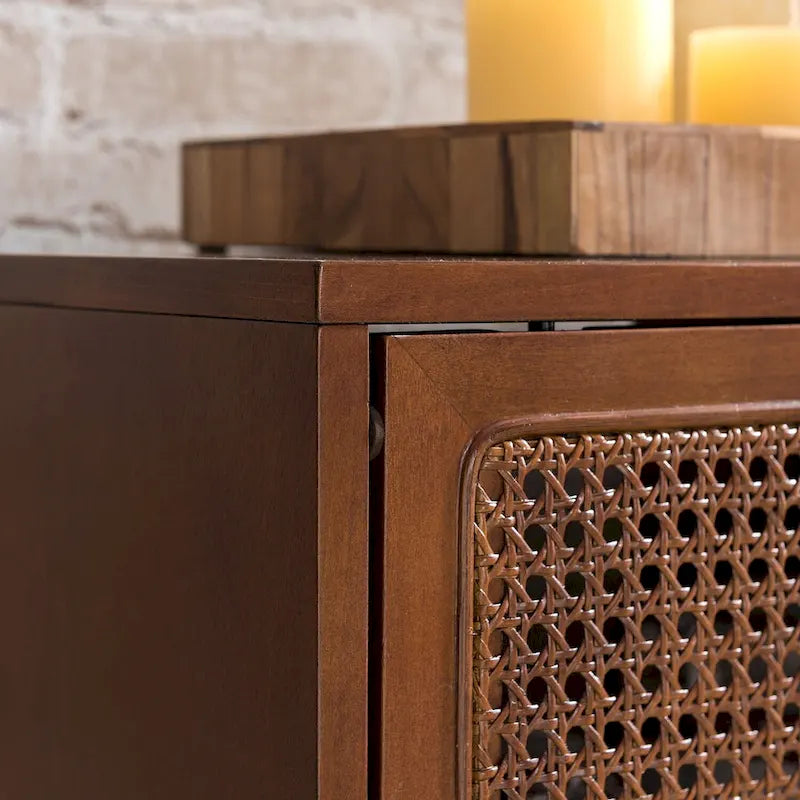 Meuble TV console média moderne du milieu du siècle