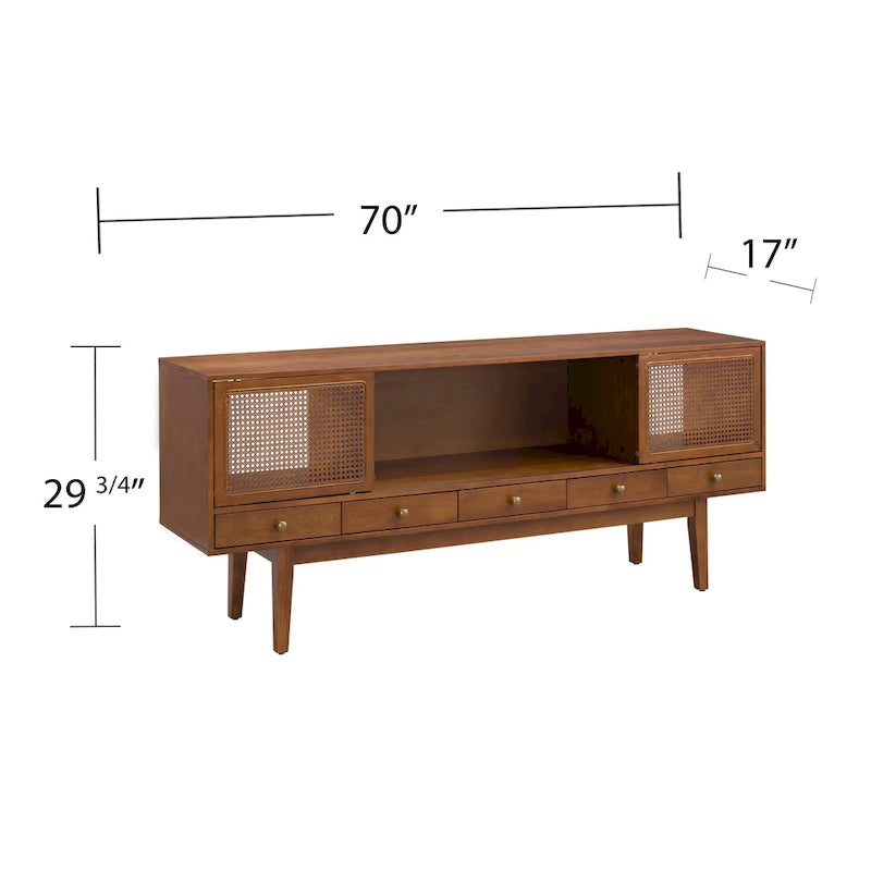 Meuble TV console média moderne du milieu du siècle