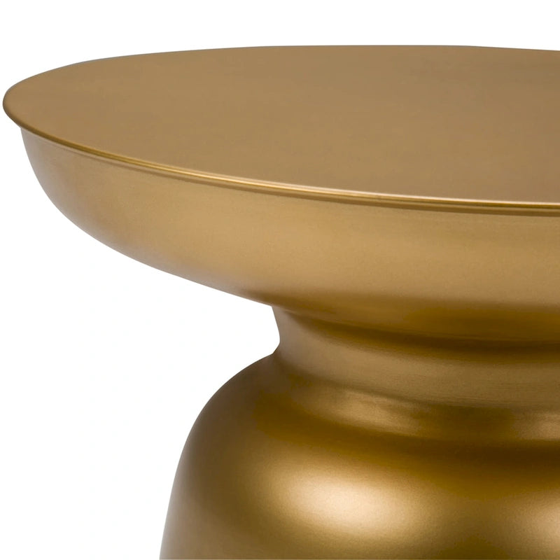 Table d'appoint latérale en métal moderne et industrielle