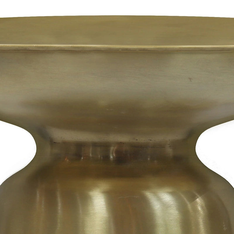 Table d'appoint latérale en métal moderne et industrielle