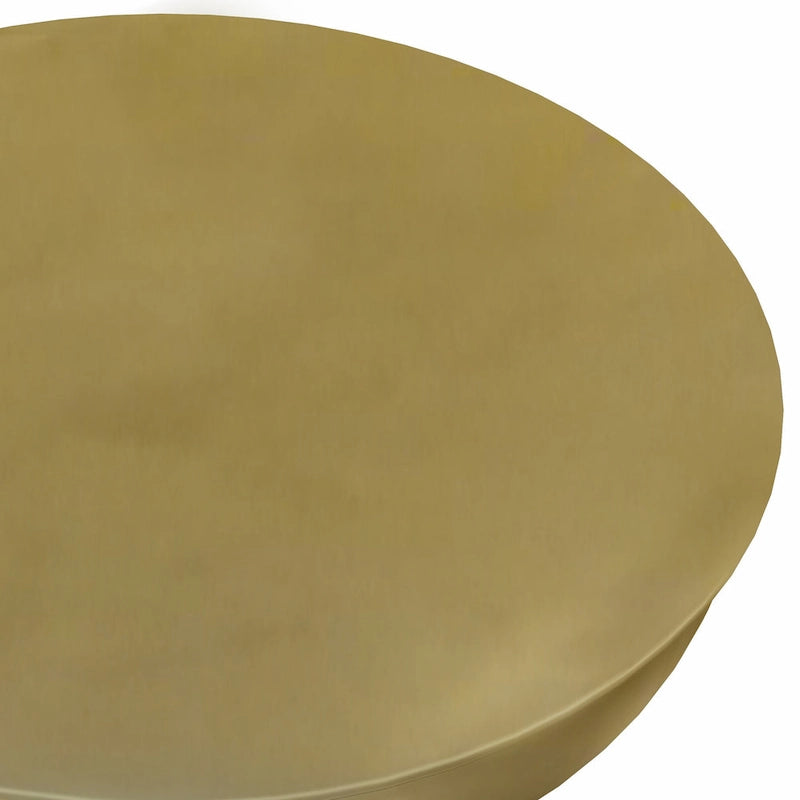 Table d'appoint latérale en métal moderne et industrielle