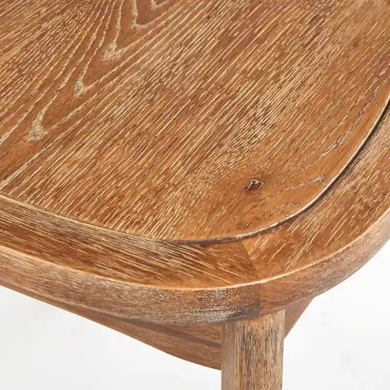 Chaises de salle à manger à dossier en X