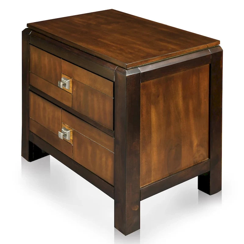 Meubles de chambre à coucher en noyer de style transitionnel