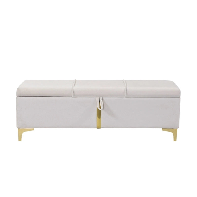 Lit de chambre avec coffre de rangement intégré