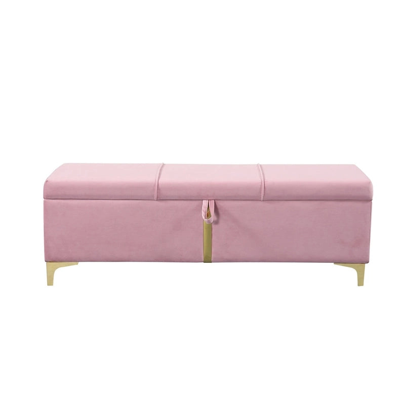 Lit de chambre avec coffre de rangement intégré