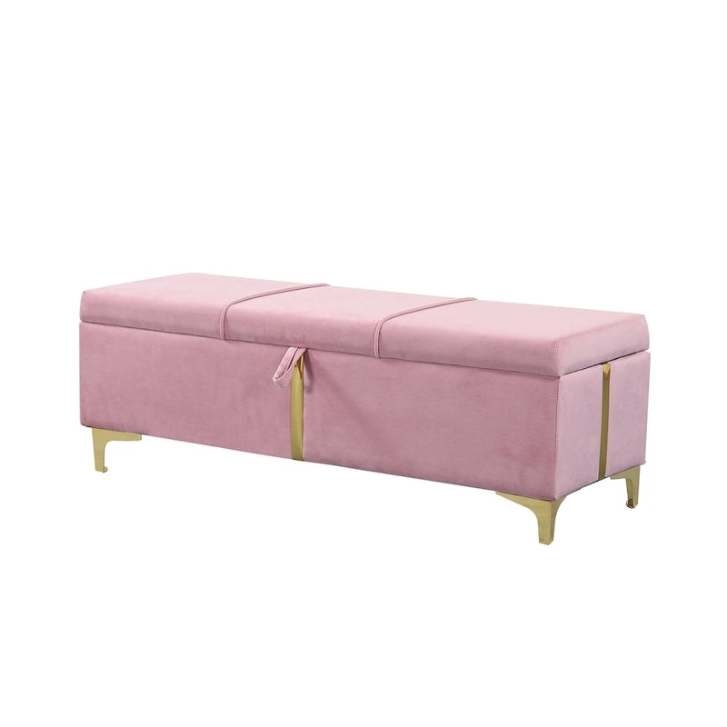 Lit de chambre avec coffre de rangement intégré