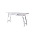 Console tiroir en chêne blanc contemporaine