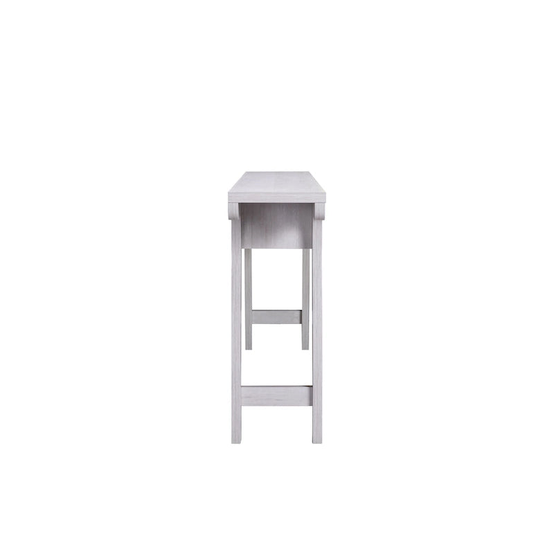 Console tiroir en chêne blanc contemporaine