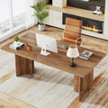 Bureau de direction, Grand bureau d'ordinateur moderne en bois