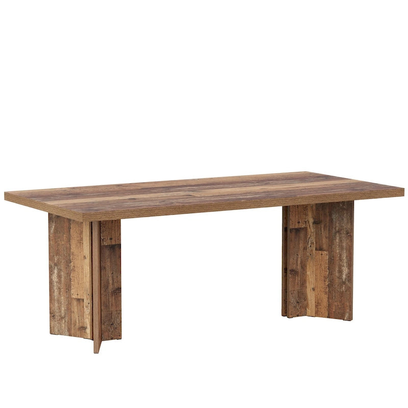 Bureau de direction, Grand bureau d'ordinateur moderne en bois