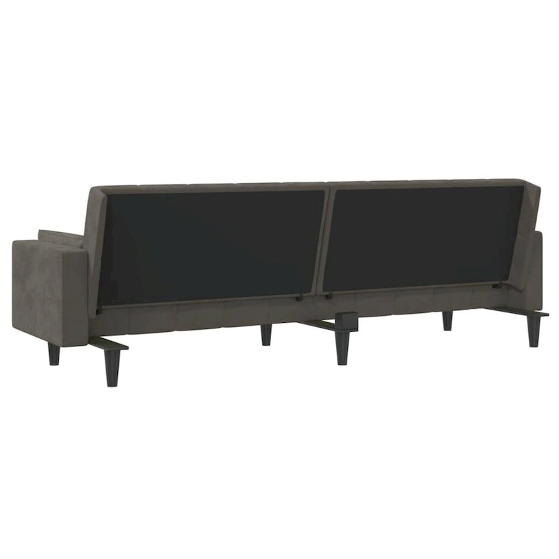 Canapé convertible places en velours