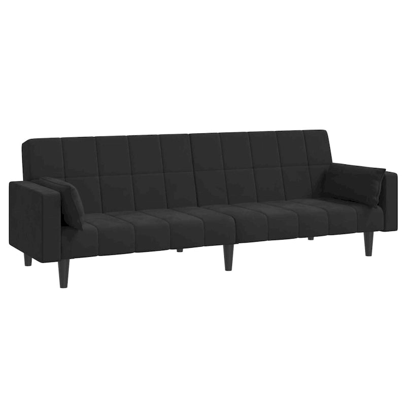 Canapé convertible places en velours