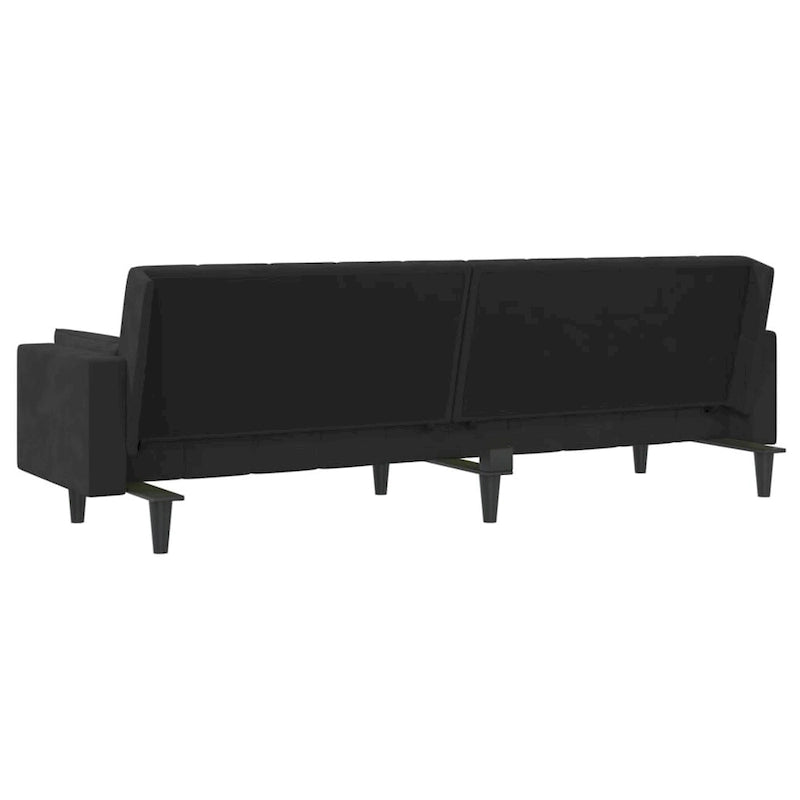 Canapé convertible places en velours