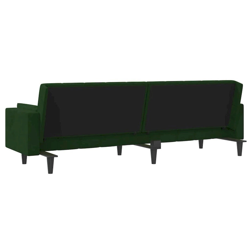 Canapé convertible places en velours
