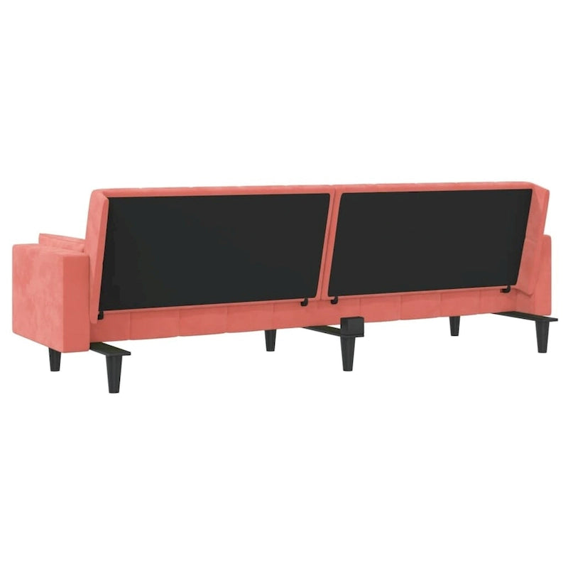 Canapé convertible places en velours
