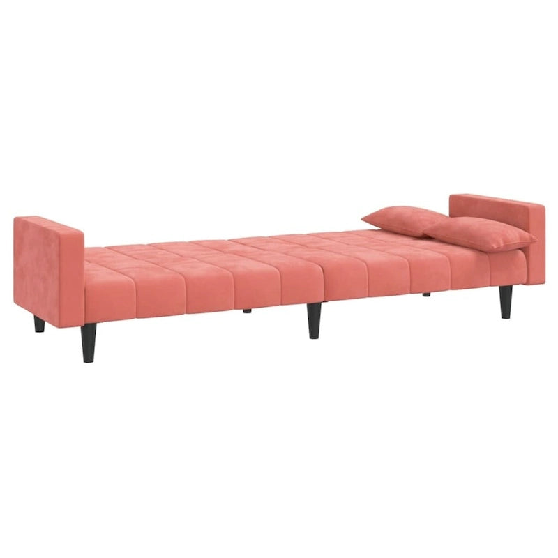 Canapé convertible places en velours