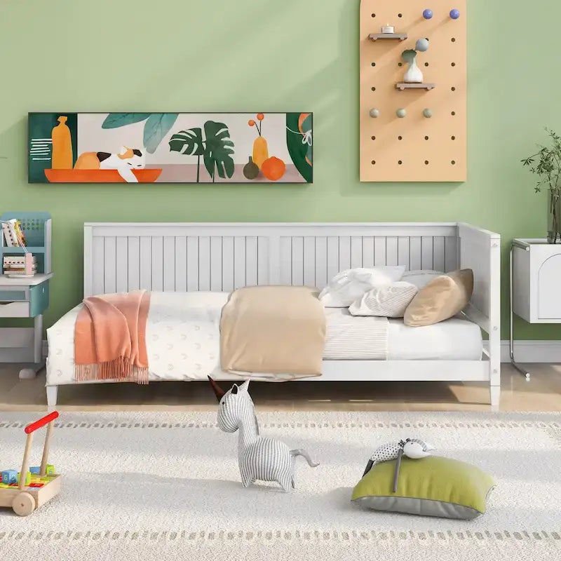 Lit de repos/banquette en bois, format lit simple