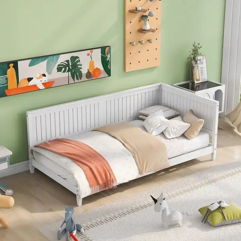 Lit de repos/banquette en bois, format lit simple