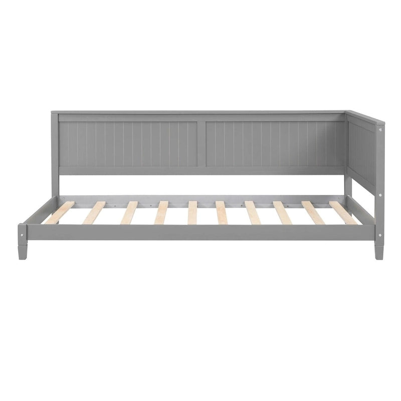 Lit de repos/banquette en bois, format lit simple