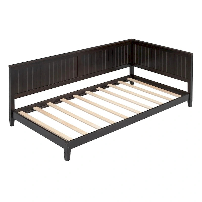 Lit de repos/banquette en bois, format lit simple