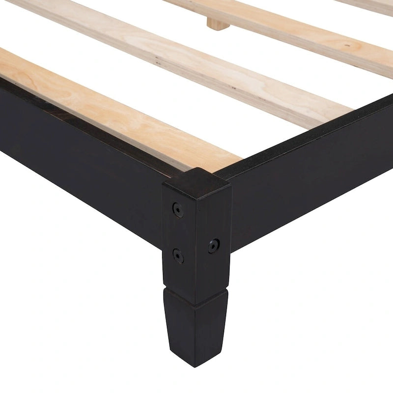 Lit de repos/banquette en bois, format lit simple