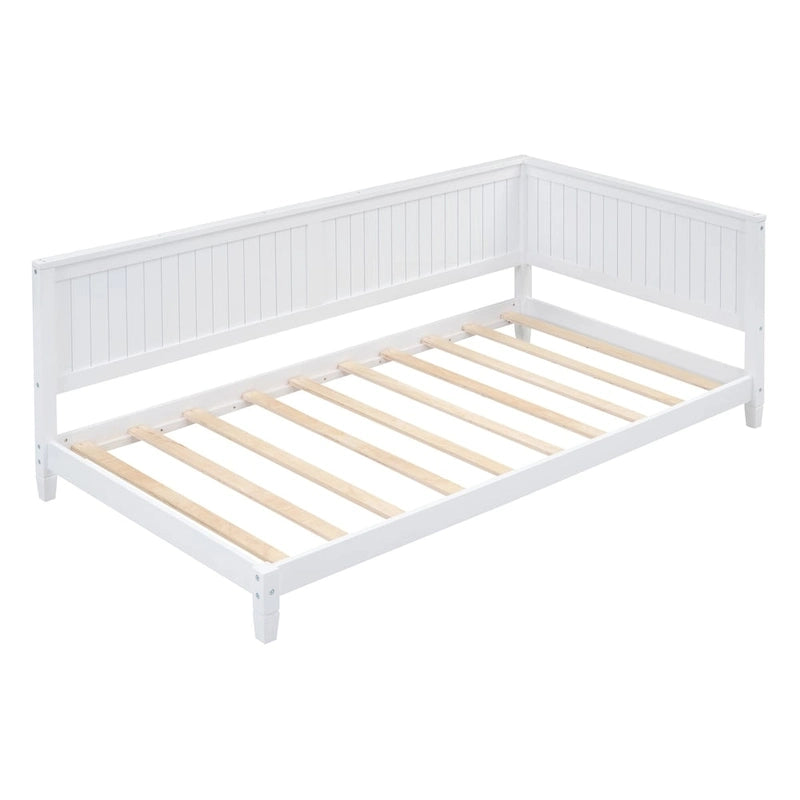 Lit de repos/banquette en bois, format lit simple