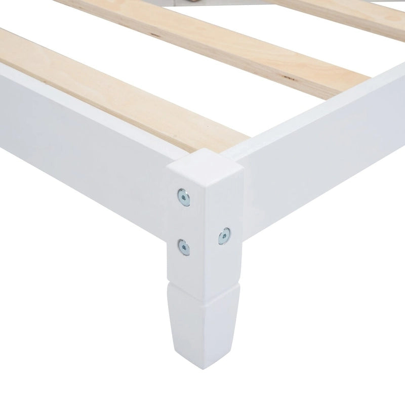 Lit de repos/banquette en bois, format lit simple