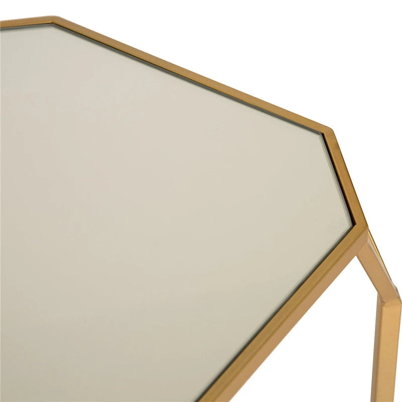 Table d'appoint moderne en verre pour canapé