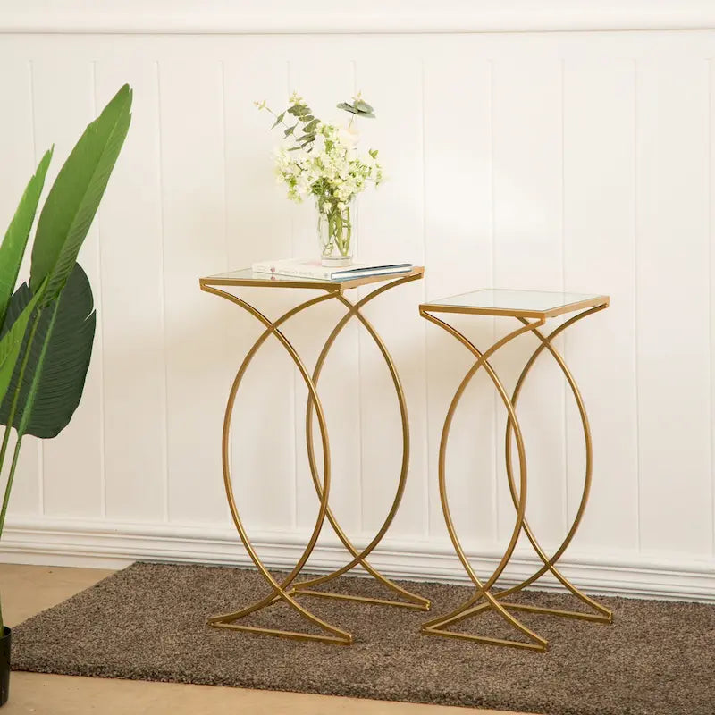 Table d'appoint moderne en verre pour canapé