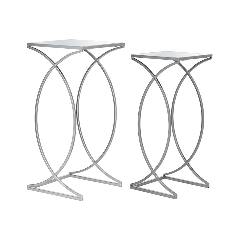 Table d'appoint moderne en verre pour canapé