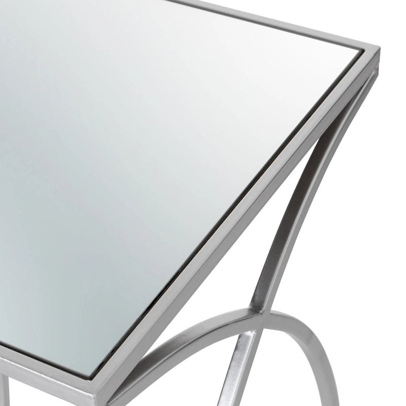 Table d'appoint moderne en verre pour canapé