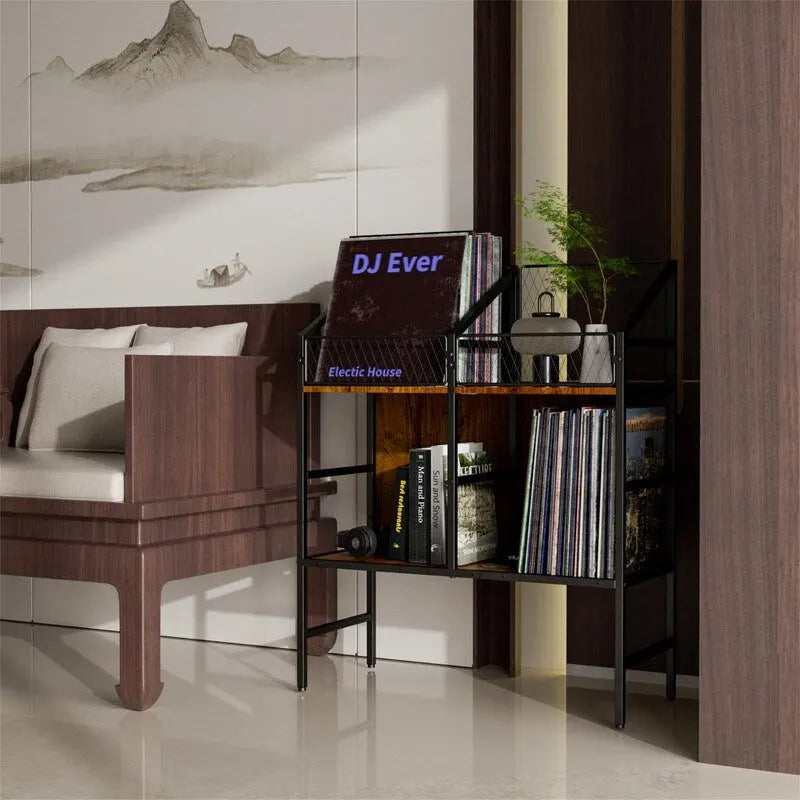 Meuble de rangement pour disques vinyles