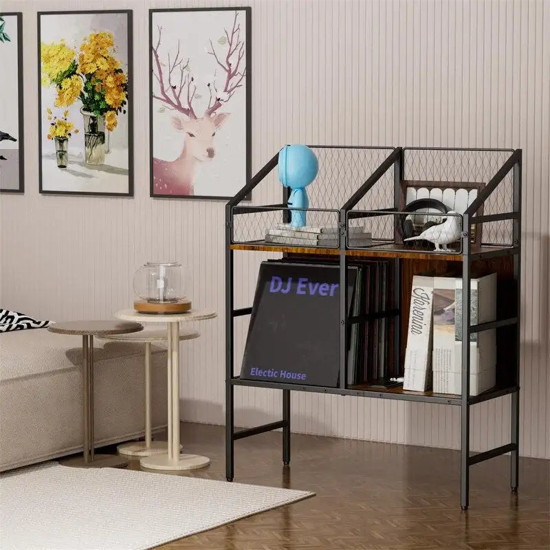 Meuble de rangement pour disques vinyles