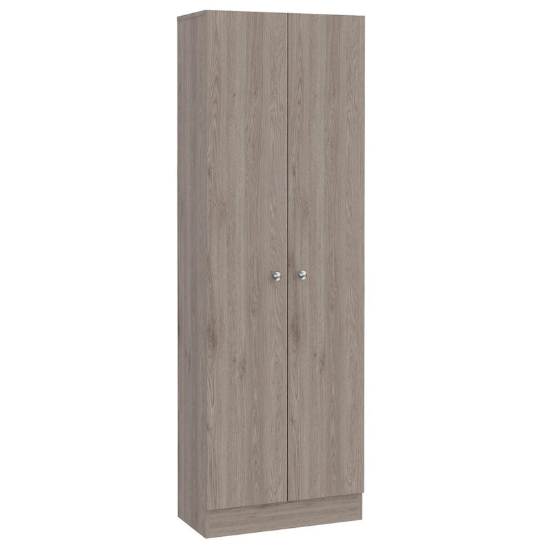 Meuble de rangement double porte, finition blanche, haute qualité et durable