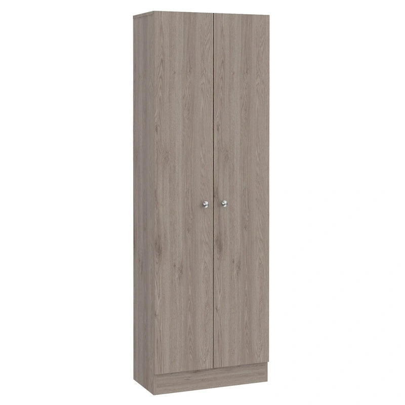 Meuble de rangement double porte, finition blanche, haute qualité et durable