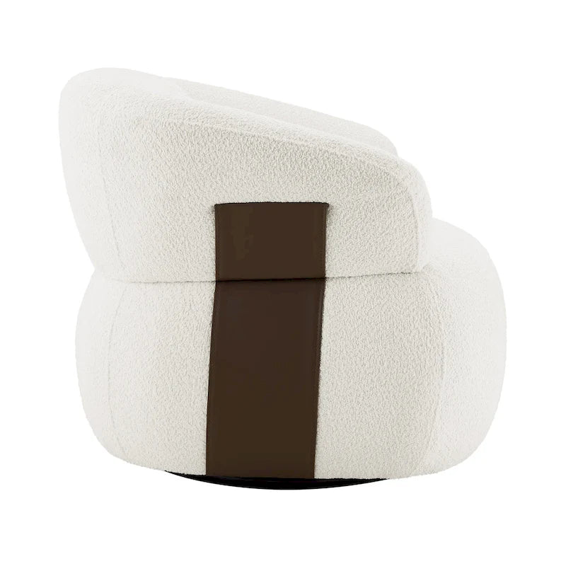 Fauteuil crapaud pivotant moderne