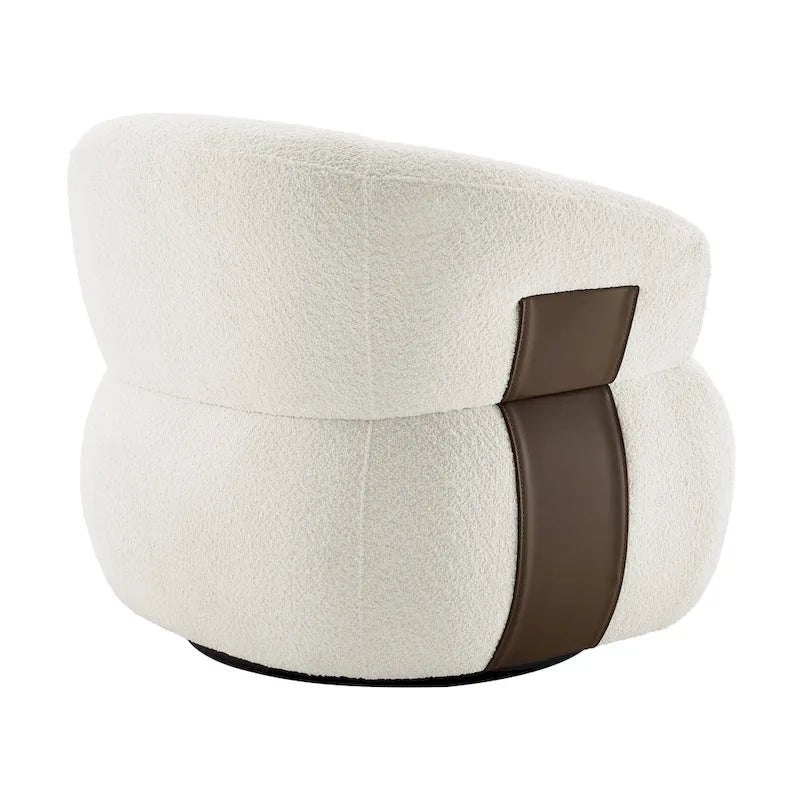 Fauteuil crapaud pivotant moderne