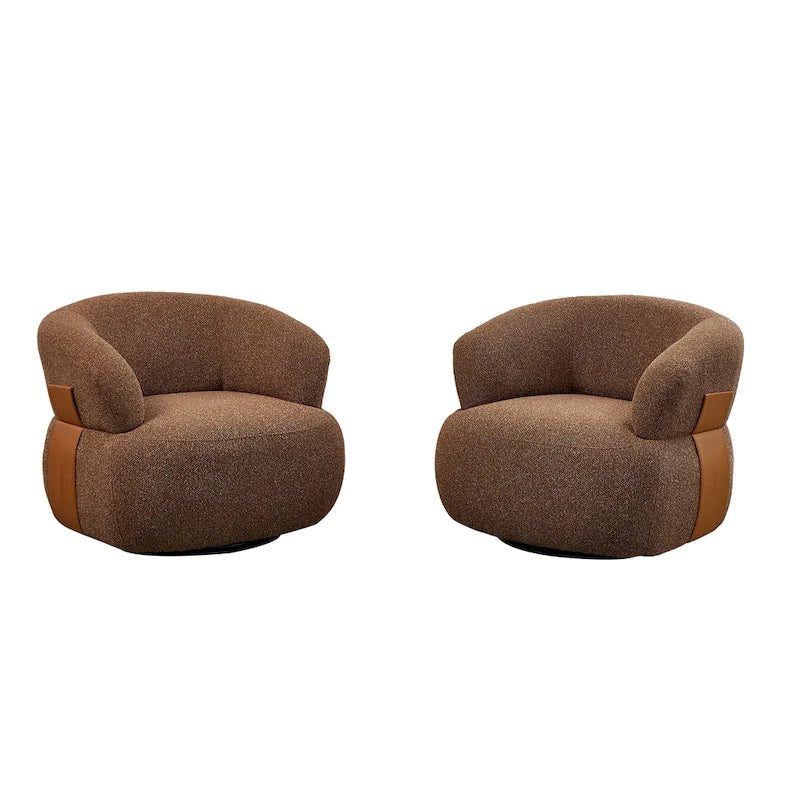 Fauteuil crapaud pivotant moderne