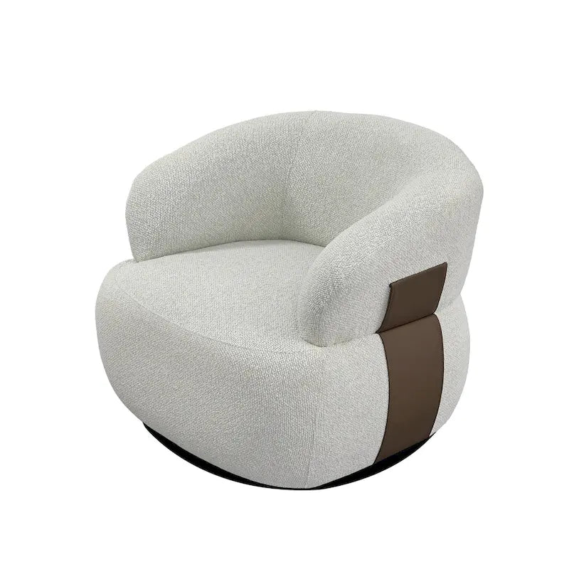 Fauteuil crapaud pivotant moderne