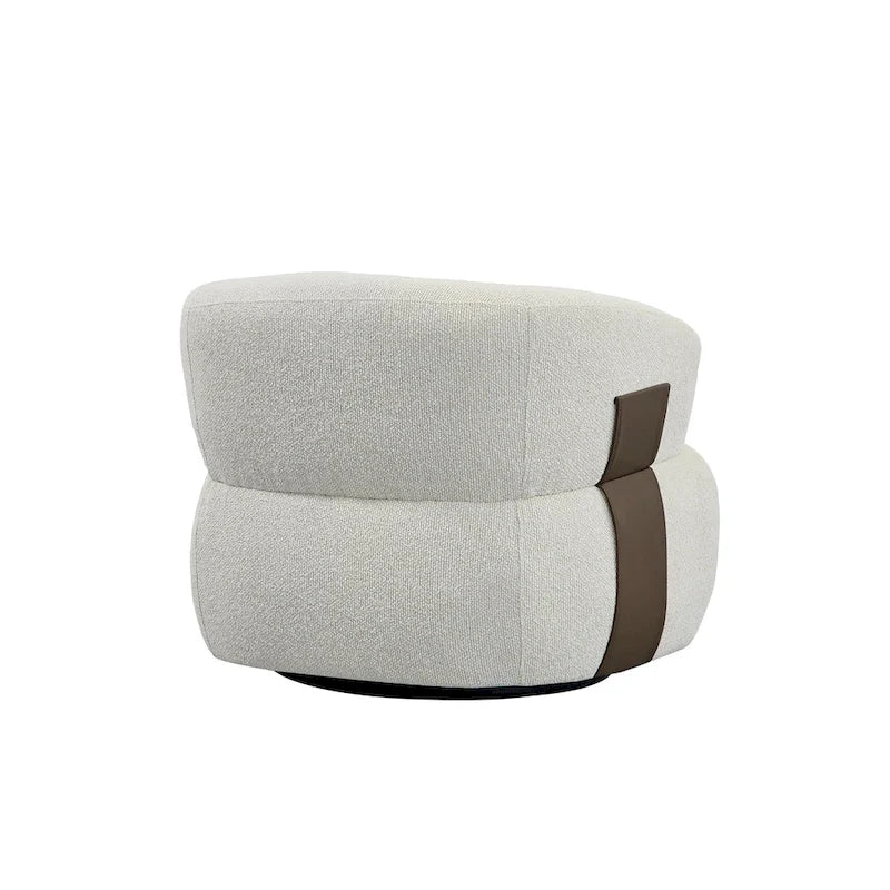 Fauteuil crapaud pivotant moderne