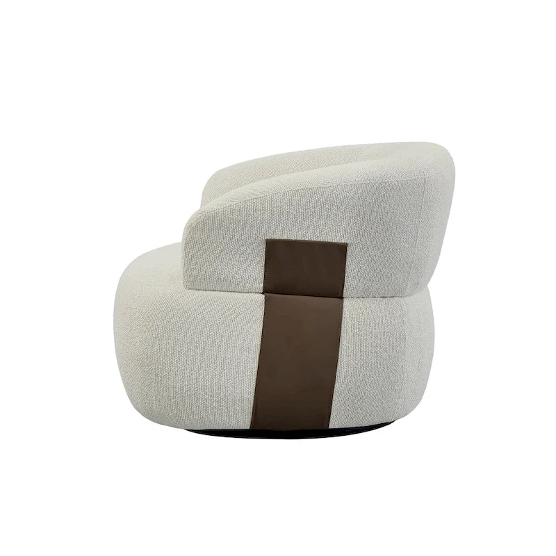 Fauteuil crapaud pivotant moderne