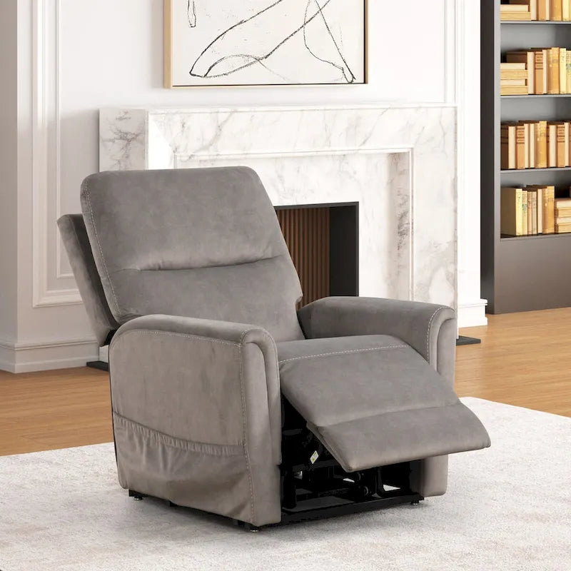 Fauteuil inclinable releveur électrique avec massage, chauffage et port USB
