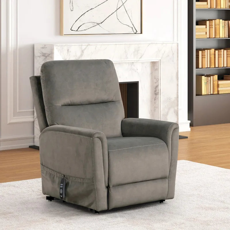 Fauteuil inclinable releveur électrique avec massage, chauffage et port USB
