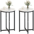 Table d'appoint, Petite Table Basse Ronde, Table de Chevet