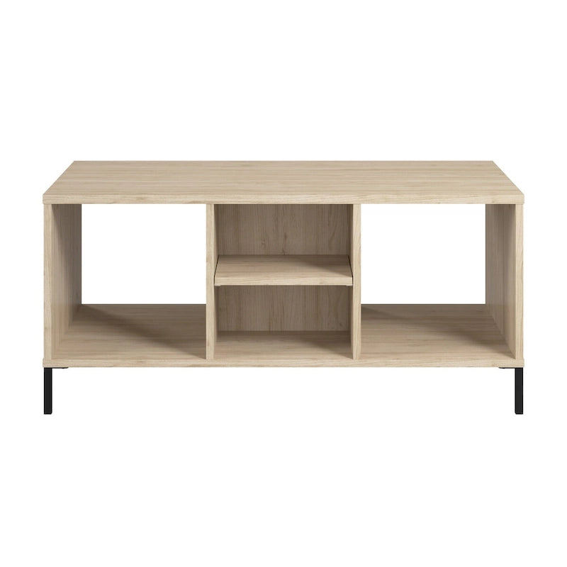 Table basse de salon avec étagères