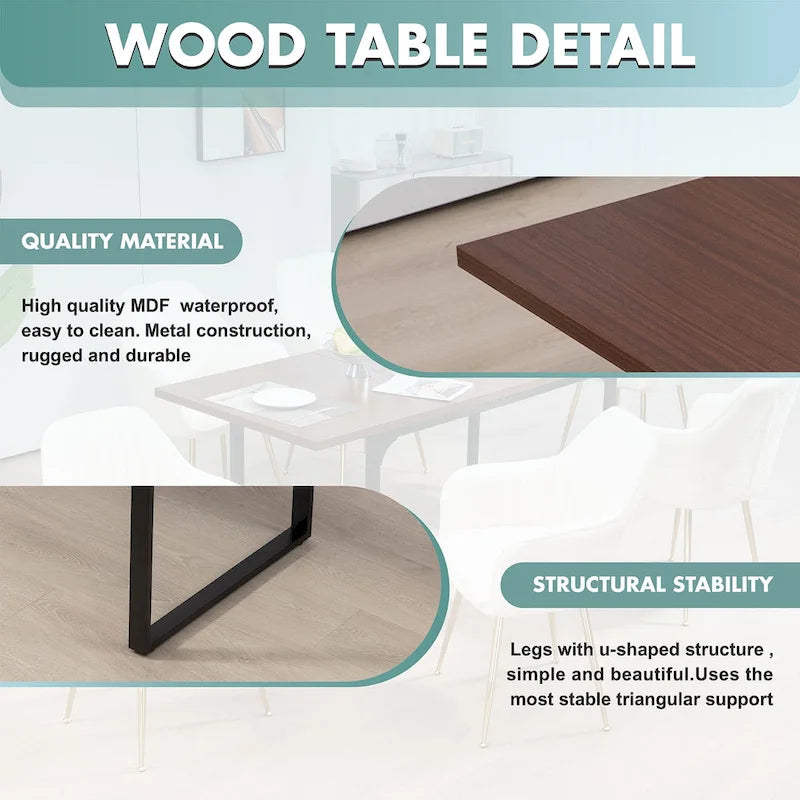 Table à manger en bois